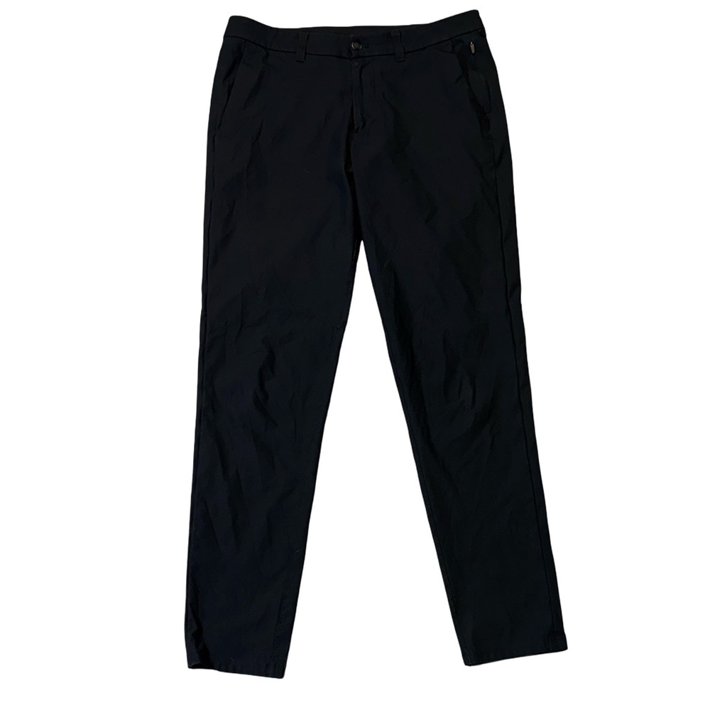 Lululemon mens 33x32 black slim fit performance chino pants